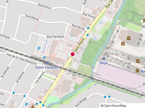 Location of Metro Richelieu Inc Supermarches Metro at 115, Saint-Constant