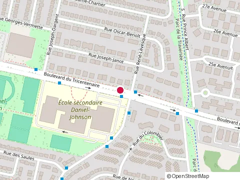 Location of Proshop Aréna Rodrigue-Gilbert at 1515 Boulevard du Tricentenaire, Montréal