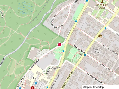 Location of Psychiatry Associates Mgh at 1650 Avenue Cedar, Montréal