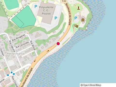 Location of Subway at 63 promenade Jacques-Cartier, Gaspé