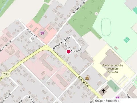 Location of Subway at avenue Martin Local #3 Local #3, Saint-Pascal