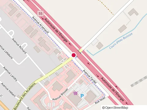 Location of Subway at 16670 Bd des Acadiens Highway 55, Bécancour