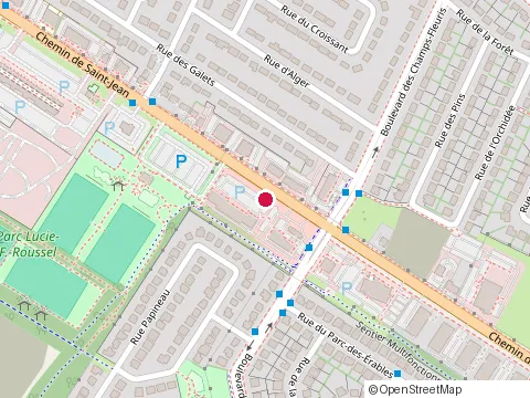 Location of Subway at 1402 Chem. de Saint-Jean Unit d, La Prairie