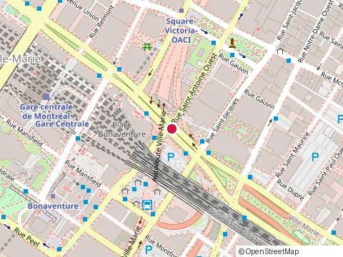 Location of Subway at Level A Local C-23 1001 Blvd Robert-Bourassa Level A, Montréal