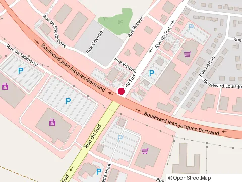 Location of Subway at 1616 Rue du Sud Suite 102, Cowansville