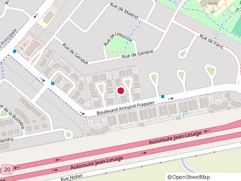 Location of Subway at 2123 boulevard Armand-Frappier, Sainte-Julie