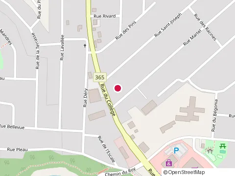 Location of Subway at 150 Rue du Collège, Pont-Rouge