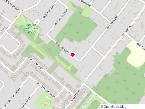 Location of Subway at Rue Sylvestre, Drummondville