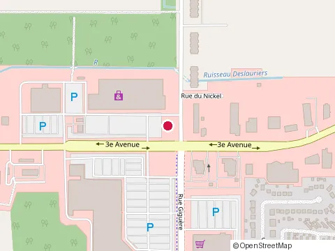 Location of Subway at 1862 3E Avenue, Val-d'Or