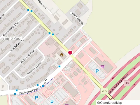 Location of Subway at 526 Bd Cadieux #103, Beauharnois