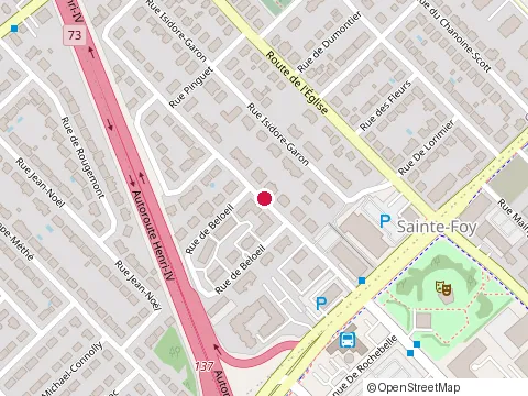 Location of Subway Cartier at 917 Rue Monseigneur-Grandin Bureau 307D, Québec