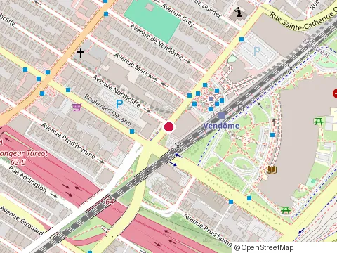 Location of Center Vu Mcgill at 5252 boulevard de Maisonneuve Ouest, Montréal