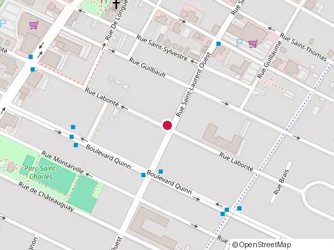Location of Centre Labonté at 190 Rue Labonté, Longueuil