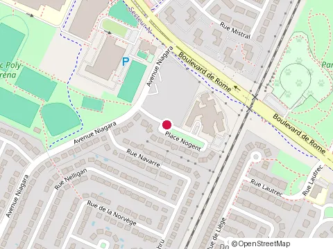 Location of Chsld Champlain at 5050 Place Nogent, Brossard