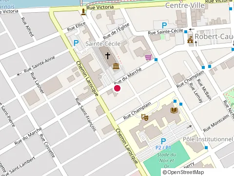 Location of Chsld Doctor-Aimé-Leduc at 80 Rue du Marché, Salaberry-de-Valleyfield
