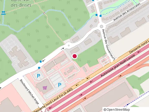 Location of Chsld Val-des-Brises at 3155 boulevard Michel-Ange, Laval