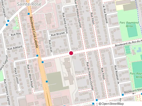 Location of Clsc de Ste-Rose at 280 Bd du Roi-du-Nord, Laval