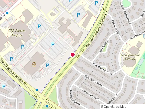 Location of Clsc Simonne-Monet-Chartrand at 1303 boulevard Jacques-Cartier E, Longueuil