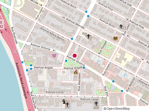 Location of Co-Operators Assurance et Services Financiers at 404 avenue Victoria, Saint-Lambert