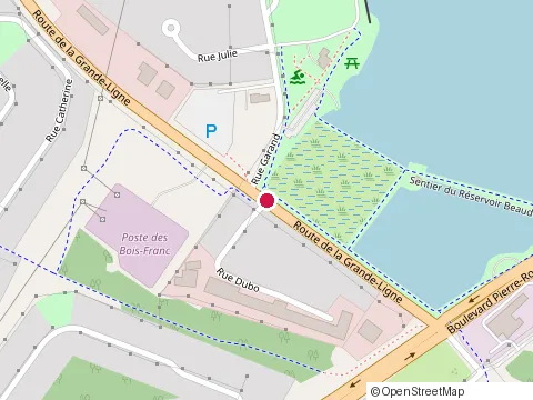 Location of Express St-Hubert at 17 route de la Grande-Ligne, Victoriaville