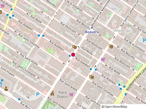 Location of Freshii at 1102 boulevard de Maisonneuve O, Montréal