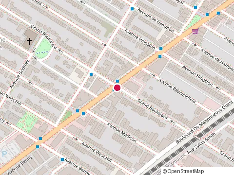 Location of H&R Block at 6150 Rue Sherbrooke O, Montréal