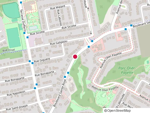 Location of Jean Luc Quenville Ca Inc at 77 Sainte-Rose Boul, Laval