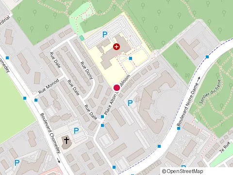 Location of Jewish Rehabilitation Hospital at 3205 Place Alton-Goldbloom, Laval