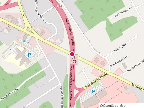 Location of la Casa de Bébé at 20855 boulevard Henri-Bourassa, Québec