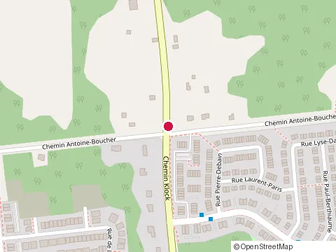 Location of Lafarge Quebec Ltee Bureau Chef et Administration at 636 Klock, Gatineau