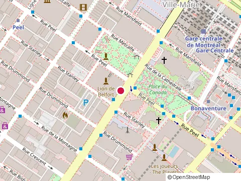 Location of Mnp Llp at 1155 boulevard René-Lévesque Ouest, Montréal