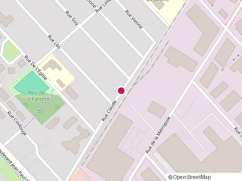 Location of René-Lévesque Nursing Home at 1901 Rue Claude, Longueuil