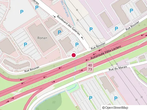 Location of Rôtisserie St-Hubert at 1016 Bouvier, Québec