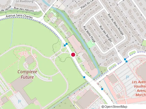 Location of Rôtisserie St-Hubert at 601 Avenue Saint-Charles, Vaudreuil