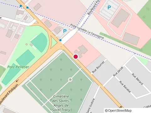 Location of Rôtisserie St-Hubert at 381 Bd Fiset, Sorel-Tracy
