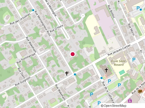 Location of Rôtisserie St-Hubert at 20 Rue Adams, Gaspé