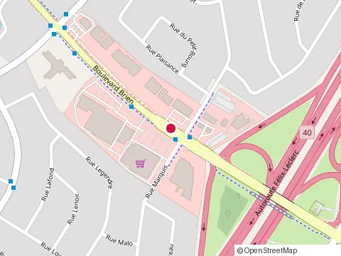 Location of Saint Hubert Express at 201 Brien Blvd, Repentigny