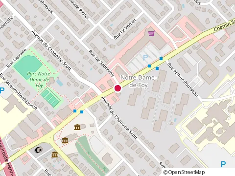 Location of St-Hubert Express at 2772 Chemin Sainte Foy, Québec