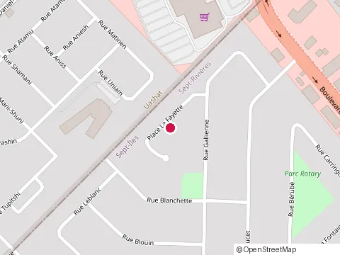 Location of St-Hubert Restaurant at 1005 Bd Laure, Sept-Îles