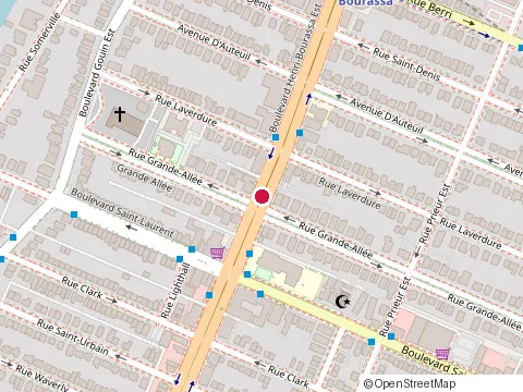 Location of Subway at 120 Henri Bourassa O, Montréal