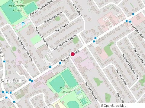 Location of Subway at 1972 Rue de la Faune, Québec