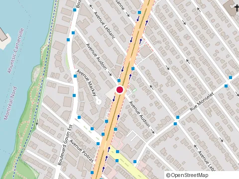 Location of Subway at 3250 boulevard Henri-Bourassa Estates, Montréal
