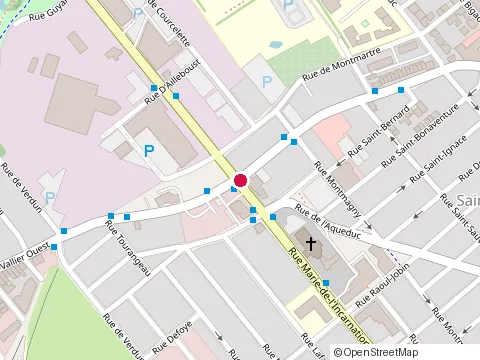 Location of Subway at 696 St-Vallier Ouest, Québec