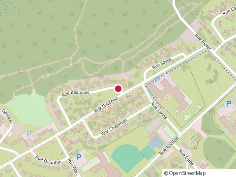 Location of Subway at 190 Dubé, Courcelette