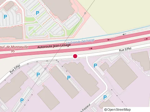 Location of Subway at 100 - 1560 Rue Eiffel, Boucherville