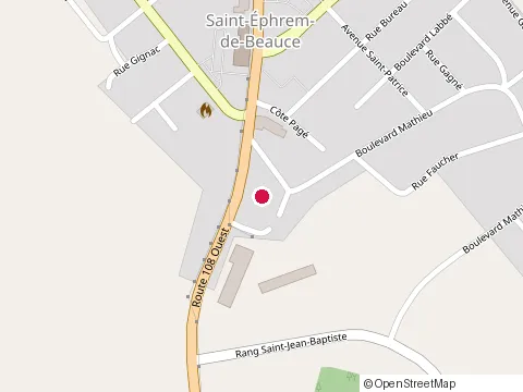 Location of Subway at 83 Route 108 Estates, Saint-Éphrem-de-Beauce