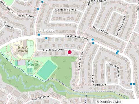 Location of Subway at 20 du Plateau Blvd, Gatineau