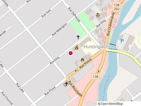 Location of Subway at 2 Henderson, Huntingdon