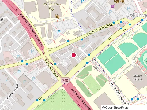 Location of Université Laval at 2345 Allee de Bibliotheques, Québec