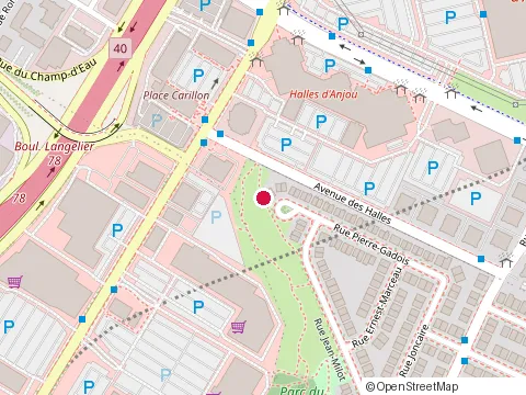 Location of Allstate at 7195 Rue Pierre-Gadois, Montréal